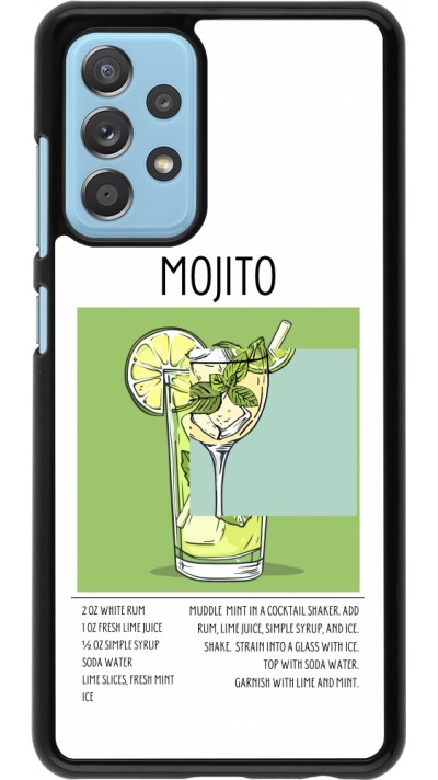 Samsung Galaxy A52 Case Hülle - Cocktail Rezept Mojito