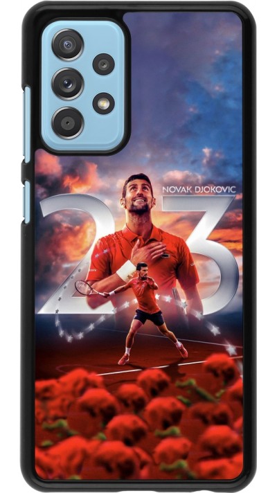 Samsung Galaxy A52 Case Hülle - Djokovic 23 Grand Slam