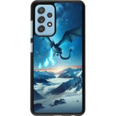 Samsung Galaxy A52 Case Hülle - Drache nächtliche Berg