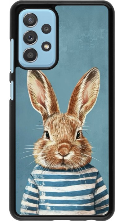 Coque Samsung Galaxy A52 - Easter 2026 Rabbit navy