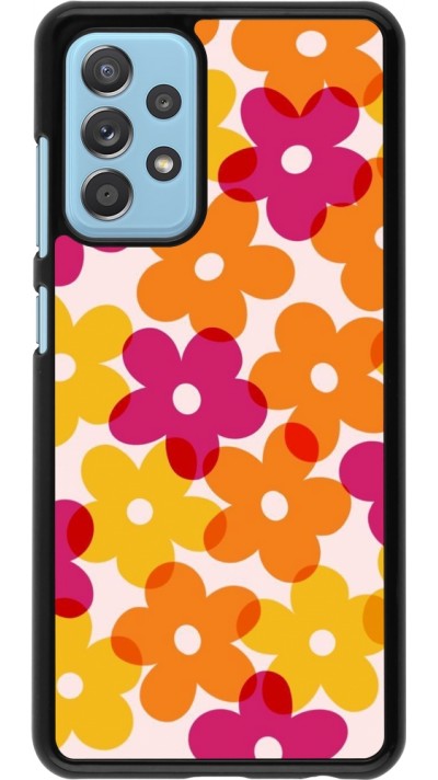 Coque Samsung Galaxy A52 - Easter 2024 yellow orange pink flowers
