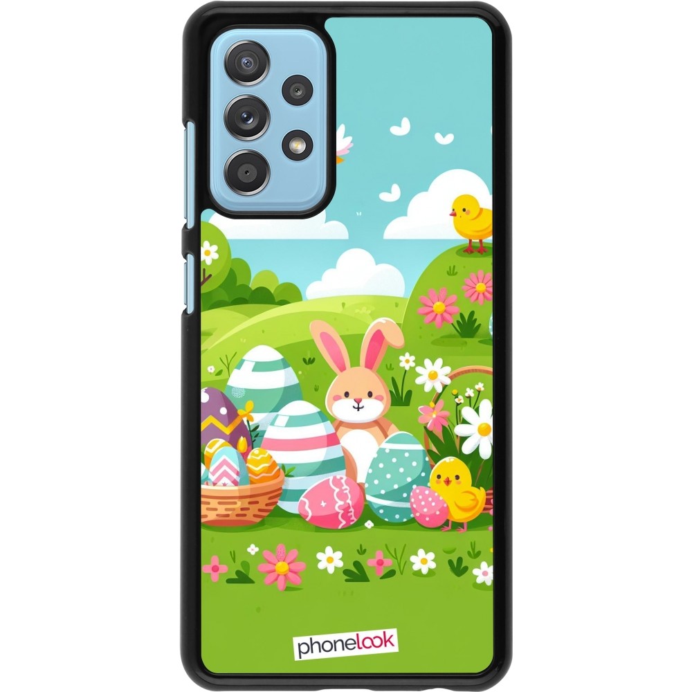 Samsung Galaxy A52 Case Hülle - Ostern 2025 Gruen