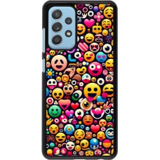 Samsung Galaxy A52 Case Hülle - Emoji Mix Farbe