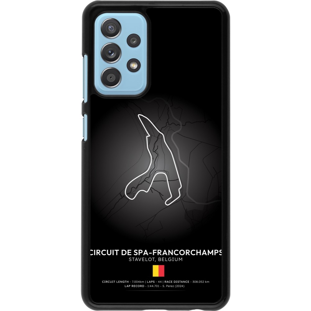 Samsung Galaxy A52 Case Hülle - F1 Track 2025 Belgium