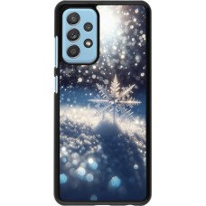 Samsung Galaxy A52 Case Hülle - Schneeflocke Solar Glanz