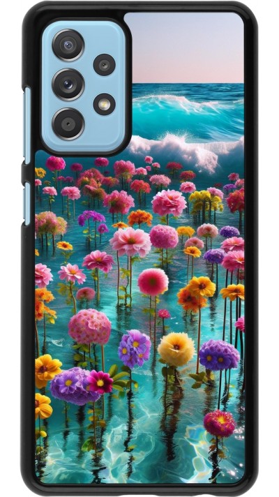 Coque Samsung Galaxy A52 - Flower sea waves