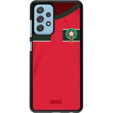 Coque Samsung Galaxy A52 - Maillot de football Maroc 2022 personnalisable