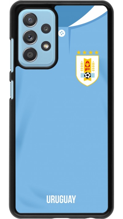Samsung Galaxy A52 Case Hülle - Uruguay 2022 personalisierbares Fussballtrikot