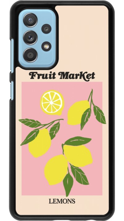 Coque Samsung Galaxy A52 - Fruit market lemons 2026