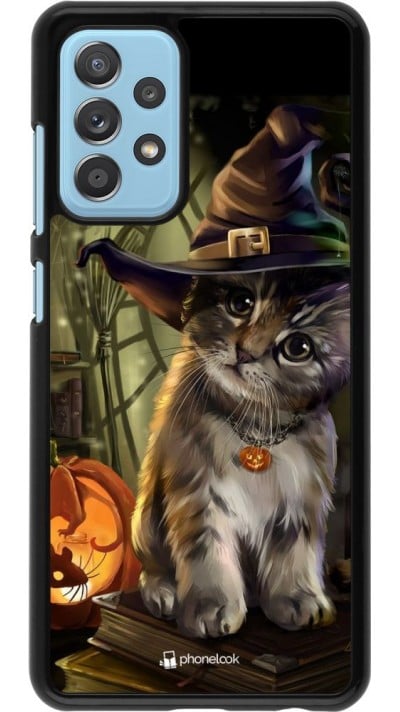 Hülle Samsung Galaxy A52 - Halloween 21 Witch cat