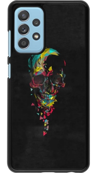 Samsung Galaxy A52 Case Hülle - Halloween 22 colored skull