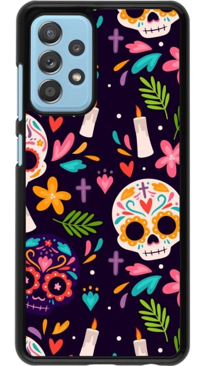 Samsung Galaxy A52 Case Hülle - Halloween 2023 mexican style