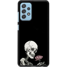 Samsung Galaxy A52 Case Hülle - Halloween 2023 rose and skeleton