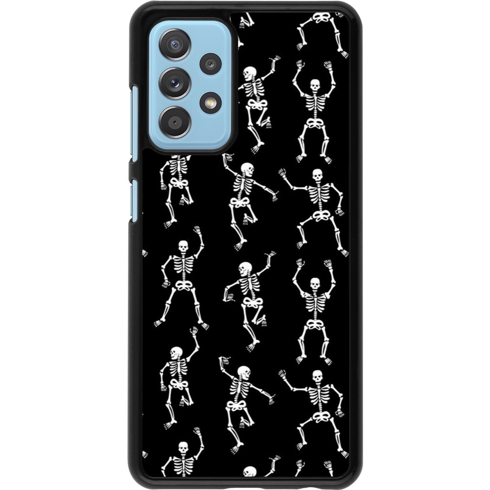 Coque Samsung Galaxy A52 - Halloween 2024 dancing skeleton