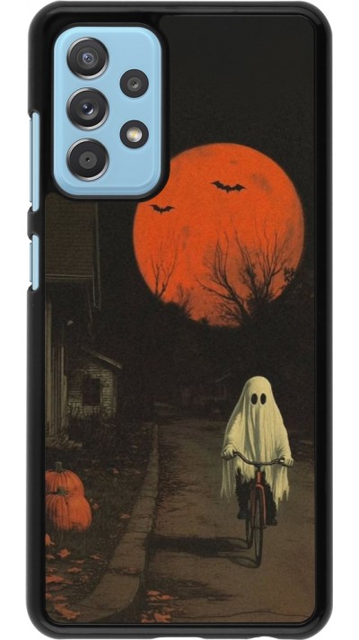 Coque Samsung Galaxy A52 - Halloween 2025 Ghost on a bicycle