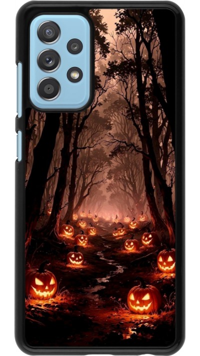 Coque Samsung Galaxy A52 - Halloween 2025 Road of Terrifying Pumpkins