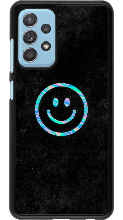 Samsung Galaxy A52 Case Hülle - Happy smiley irisirt