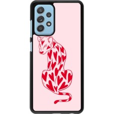 Samsung Galaxy A52 Case Hülle - Leopard with hearts 2026