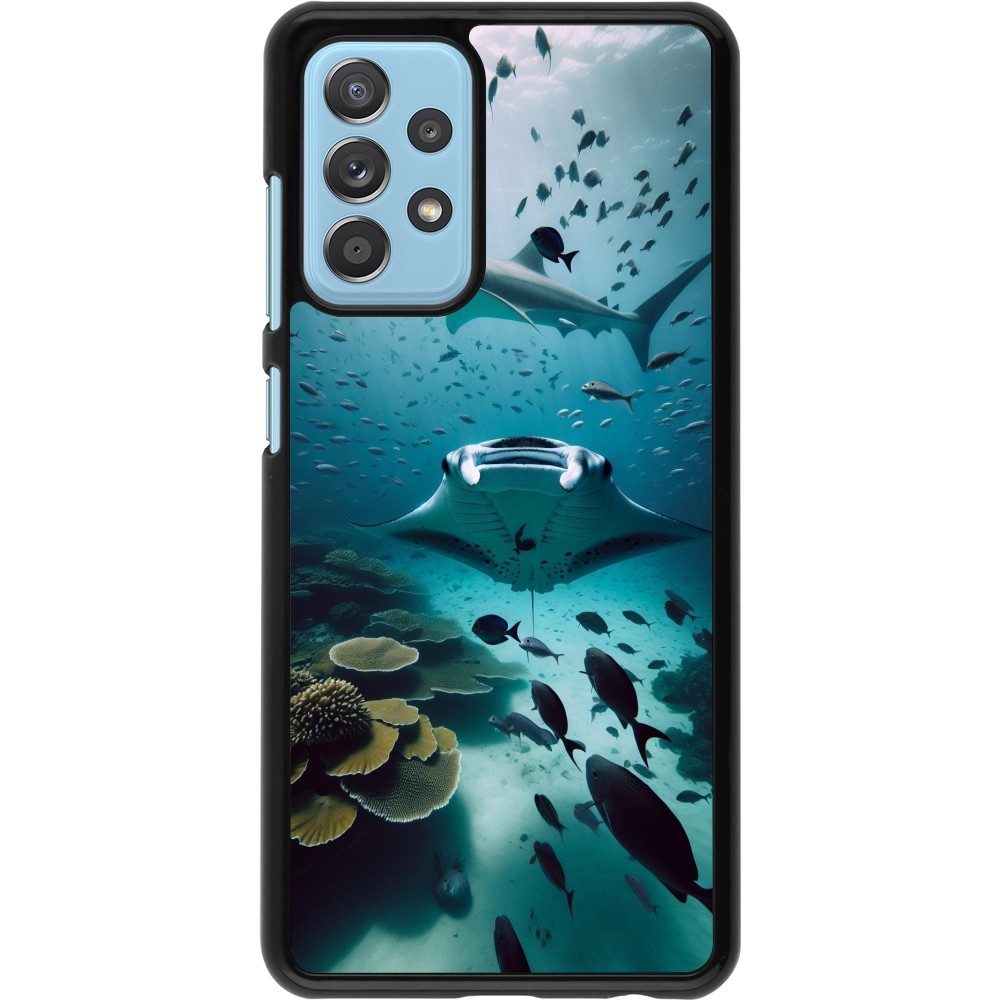 Samsung Galaxy A52 Case Hülle - Manta Lagune Reinigung
