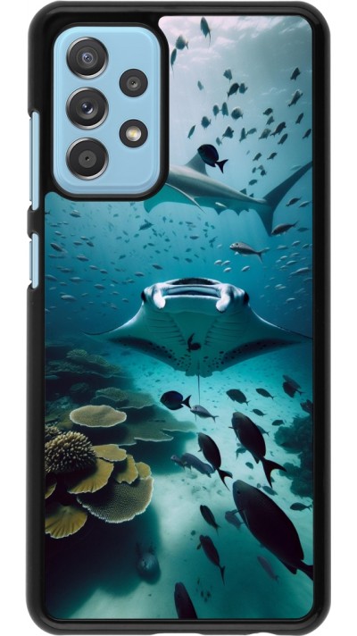 Samsung Galaxy A52 Case Hülle - Manta Lagune Reinigung