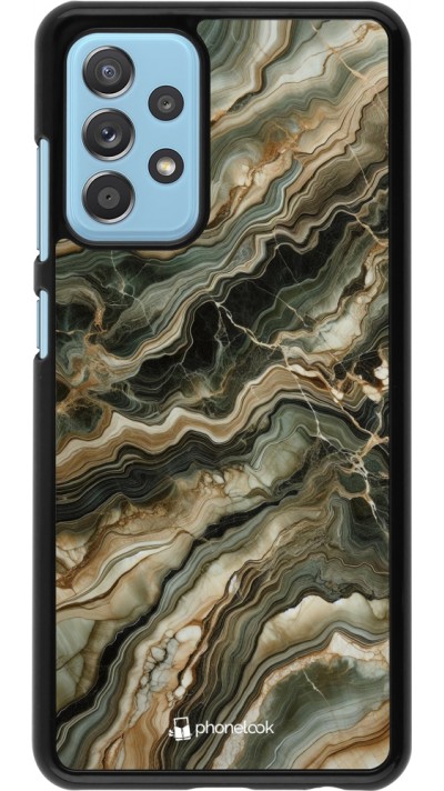 Samsung Galaxy A52 Case Hülle - Oliv Marmor