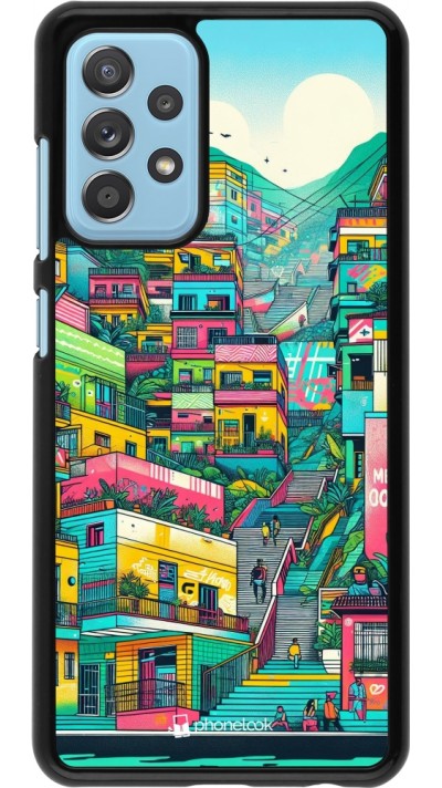 Samsung Galaxy A52 Case Hülle - Medellin Comuna 13 Kunst