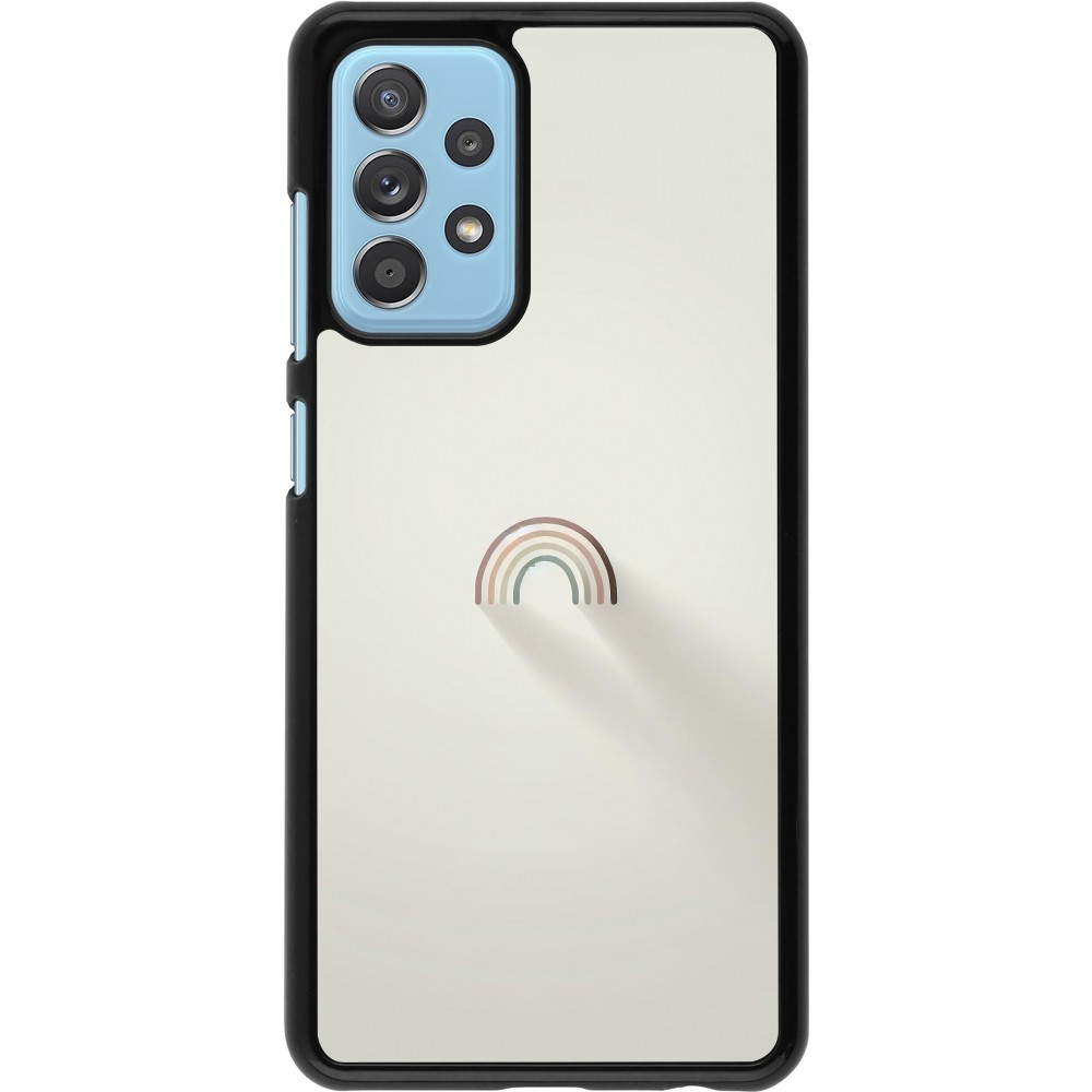 Samsung Galaxy A52 Case Hülle - Mini Regenbogen Minimal