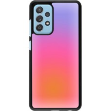 Samsung Galaxy A52 Case Hülle - Orange Pink Blue Gradient