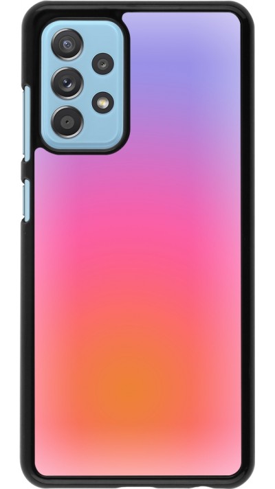 Samsung Galaxy A52 Case Hülle - Orange Pink Blue Gradient