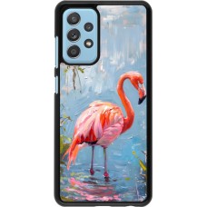 Samsung Galaxy A52 Case Hülle - Paint Flamingo