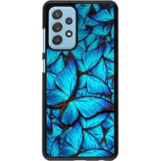 Hülle Samsung Galaxy A52 5G - Papillon - Bleu