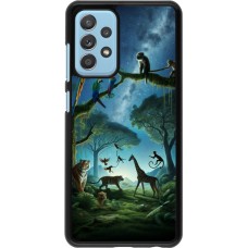 Coque Samsung Galaxy A52 - Paradis des animaux exotiques