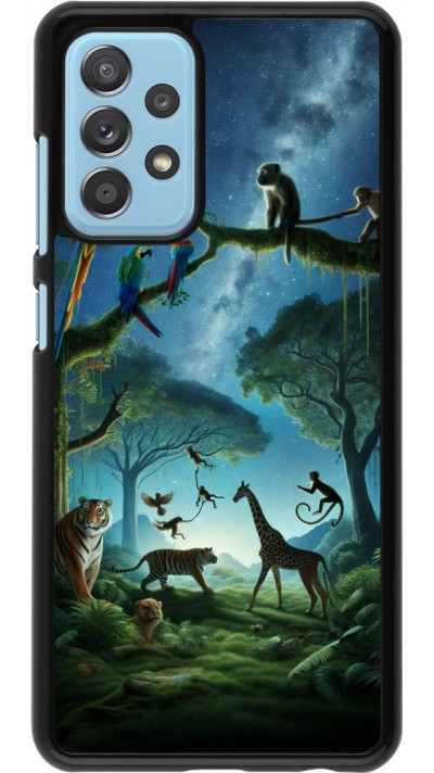 Samsung Galaxy A52 Case Hülle - Paradies der exotischen Tiere