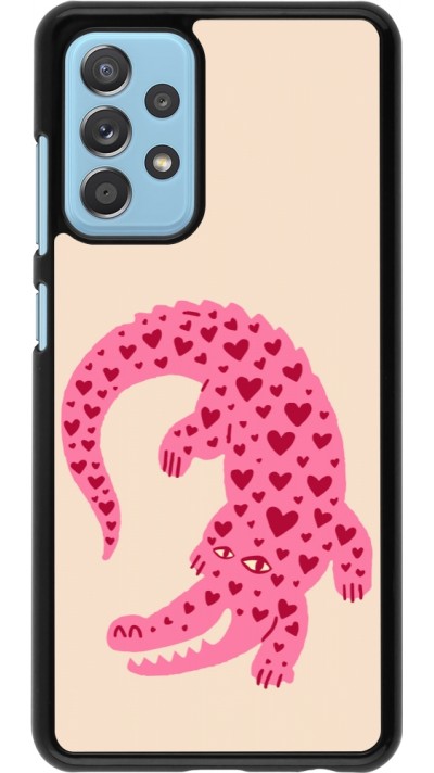 Coque Samsung Galaxy A52 - Pink crocodile 2026