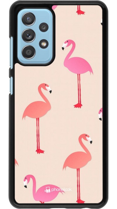 Coque Samsung Galaxy A52 - Pink Flamingos Pattern