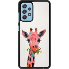 Coque Samsung Galaxy A52 - Pink Girafe Paint