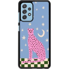 Samsung Galaxy A52 Case Hülle - Pink leopard with stars 2026