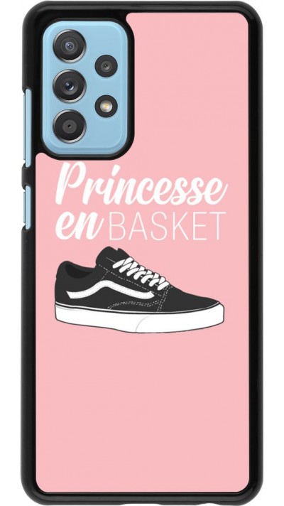 Coque Samsung Galaxy A52 5G - princesse en basket