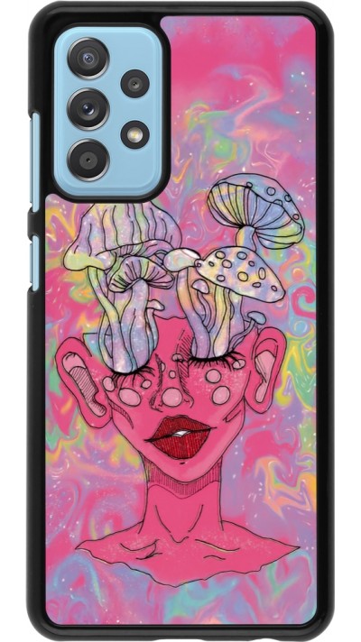 Coque Samsung Galaxy A52 - Psychedelic pink mushroom