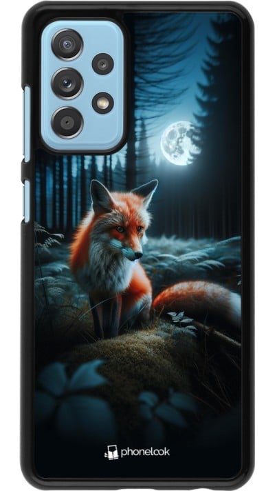Samsung Galaxy A52 Case Hülle - Fuchs Mond Wald