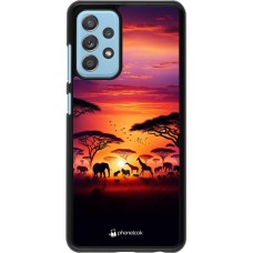 Coque Samsung Galaxy A52 - Safari sunset wildlife
