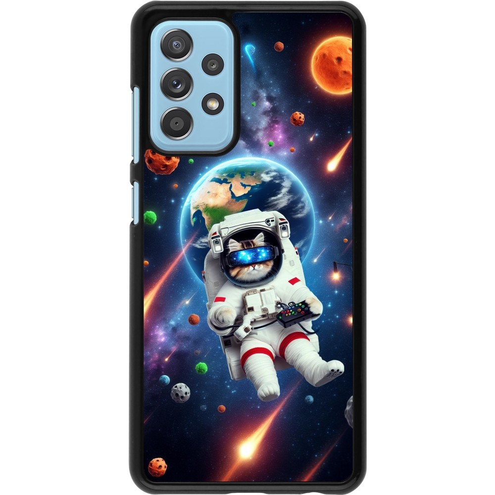 Samsung Galaxy A52 Case Hülle - VR SpaceCat Odyssee
