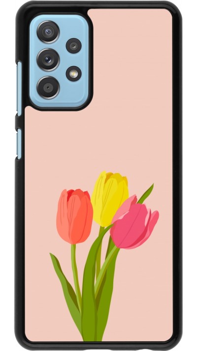 Samsung Galaxy A52 Case Hülle - Spring 23 tulip trio
