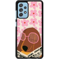 Samsung Galaxy A52 Case Hülle - Dog with newspaper Spring 2026