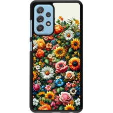 Samsung Galaxy A52 Case Hülle - Sommer Blumenmuster