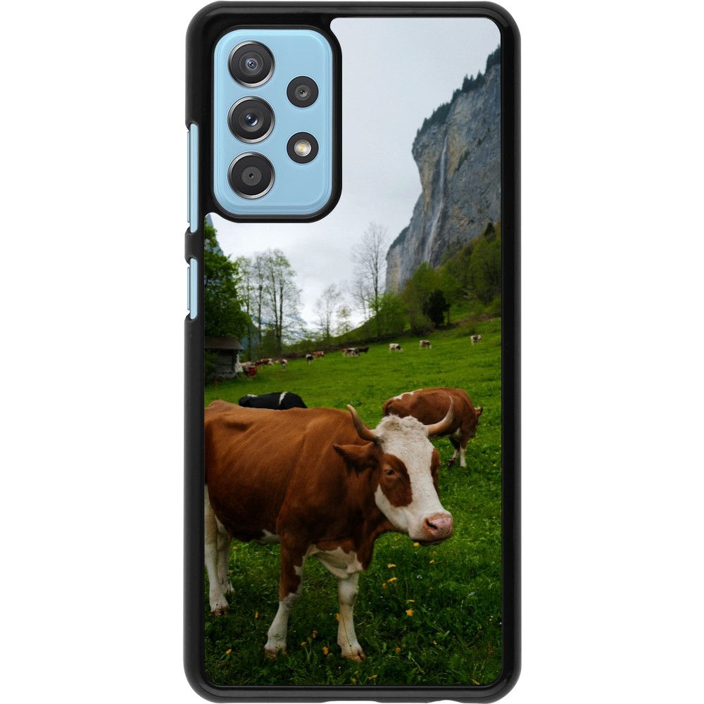 Coque Samsung Galaxy A52 - Fête Nationale Suisse Vaches