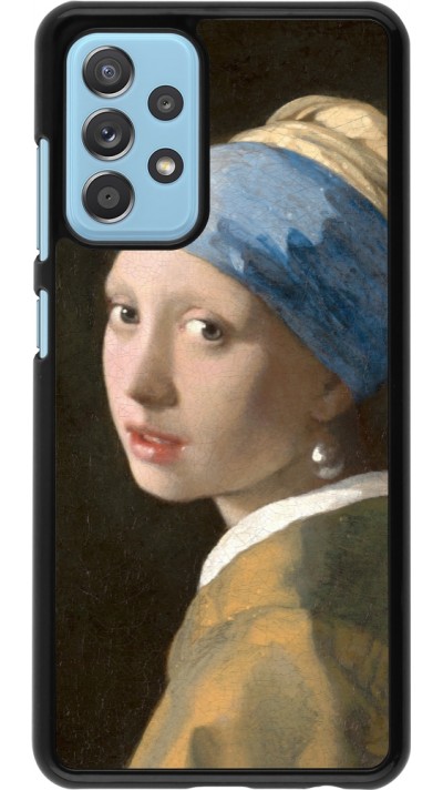 Coque Samsung Galaxy A52 - Tableau art - La Jeune fille à la perle - Johannes Vermeer