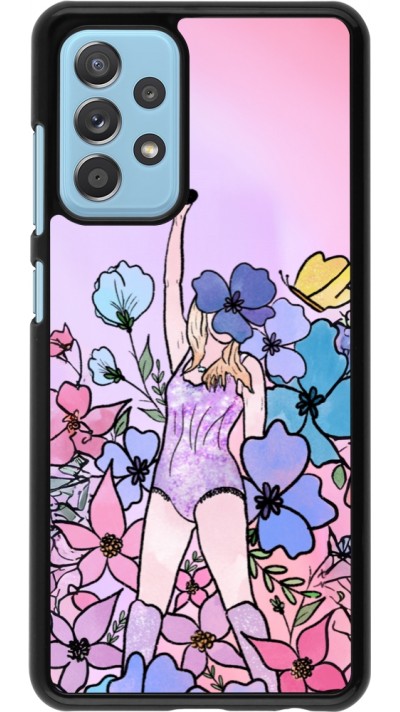 Samsung Galaxy A52 Case Hülle - Taylor Swift Sketch - Pink