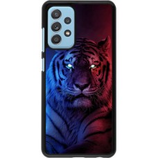 Coque Samsung Galaxy A52 - Tiger Blue Red