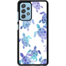 Samsung Galaxy A52 Case Hülle - Turtles pattern watercolor
